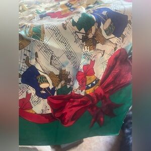 Talbots Holiday silk scarve